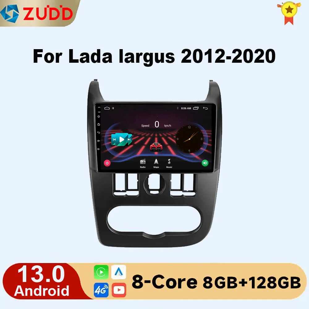 

DVR Android 13 2 Din Car Radio multimedia video player for Lada largus 2012-2020 IPS GPS SIM navigation audio 2din Carplay