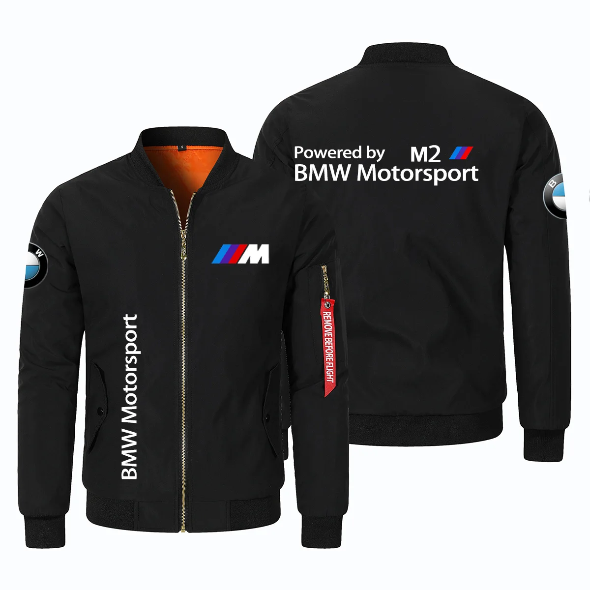 

BMW Logo Men's Winter Jacket, Motorcycle Jacket, BMW Biker Jacket, Thickened And Cotton Outdoor Winter Warm Men's Jacket 2025