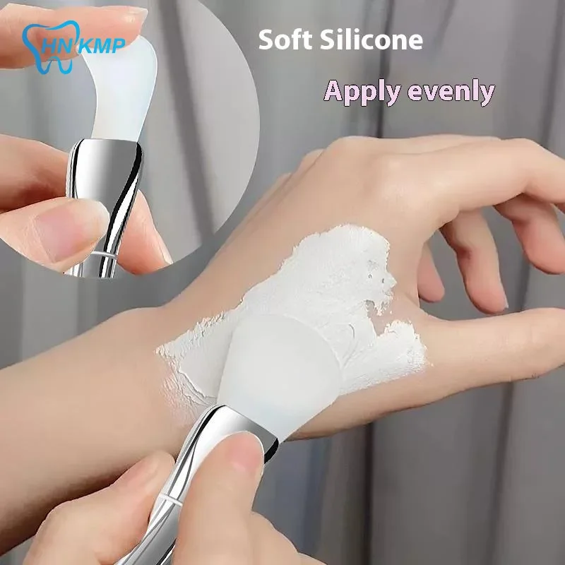 Cepillo aplicador de máscara Diy de silicona, cepillo de maquillaje refrescante para salón de belleza, cepillo de cabeza suave, espátula de maquillaje de belleza, herramienta de belleza Facial