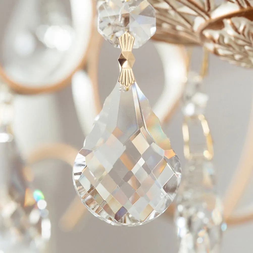 

200Pcs Chrome Bow Tie Clips Metal Butterfly Jewelry Fasteners for Crystal Chandelier Lighting Crystal Bow Tie Pendants