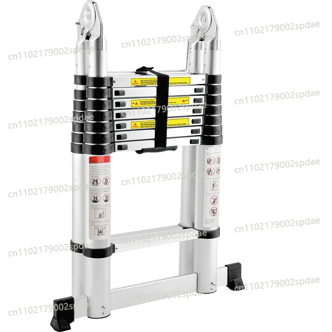 2.8M+2.8M 3.1M+3.1 Meters Auminum Portable Ladder Herringbone Straight 2 In 1 Household Folding Extension Telescopic Ladders