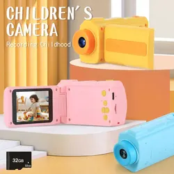 Kids Video Camcorder 1080P 20 MP High Resolution Portable Mini Digital Camera with 2.4 Inch Large Display Screen Birthday Gifts