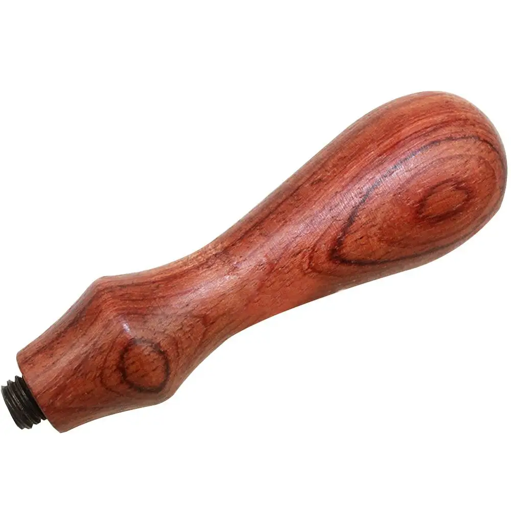 Bancs d'avertissement rétro avec manche en bois, sceau en laque, manche en bois, rouleau artisanal bricolage, décor de timbre, outil de poignée d'enveloppe