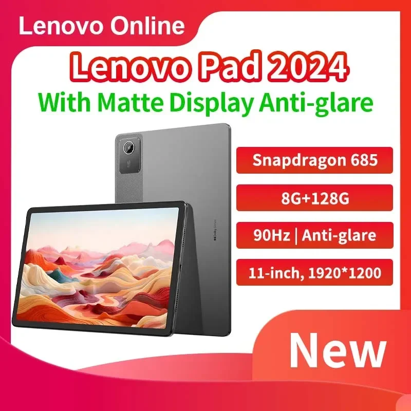 Lenovo Xiaoxin Pad 2024 Paper-like Screen Comfortable Vision Eye Protection 11-inch Anti-glare Learning Tablet