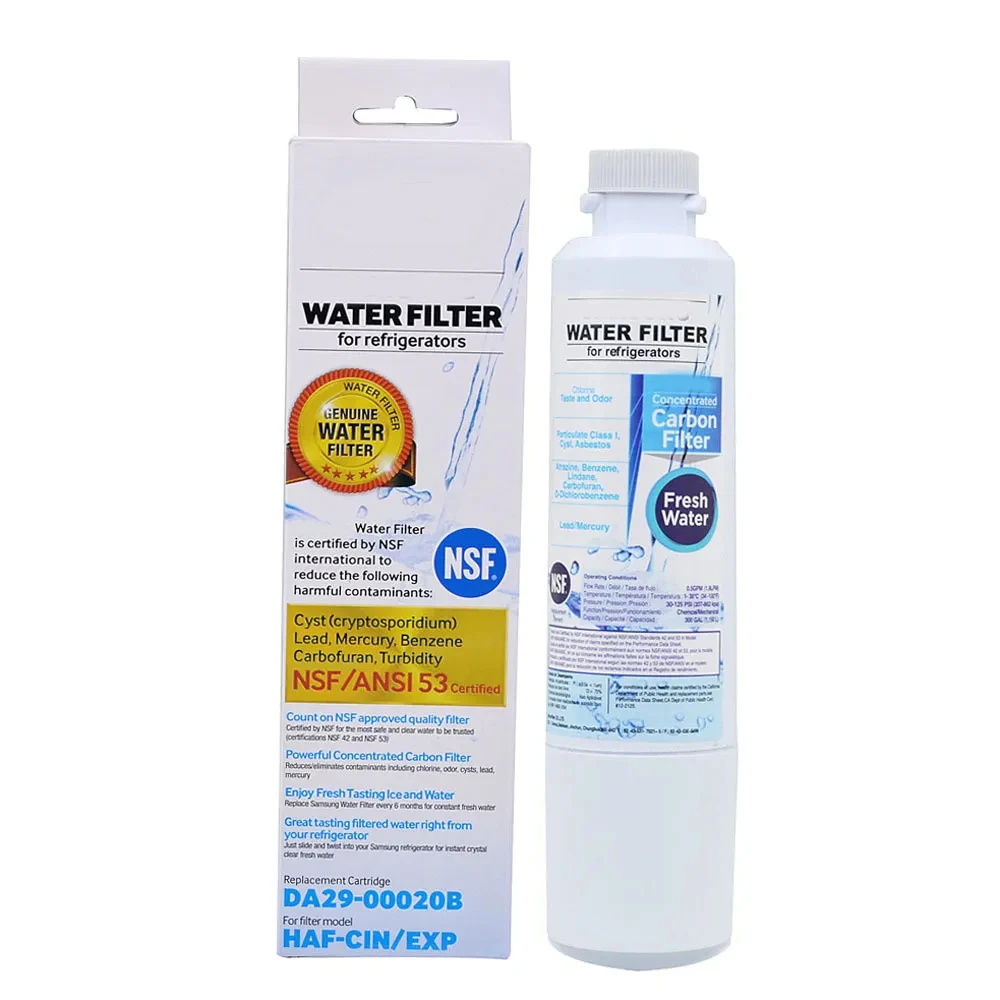 Nieuwe Waterzuiveraars Koelkast Waterfilter Cartridge Actieve Kool Vervanging Voor Samsung Da29 - 00020b