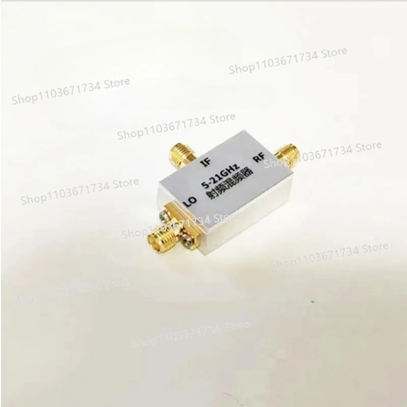 

5-21GHz RF Frequency Mixer Up and Down Frequency Converter C/X/KU Band Mixer RF Accessory with SMA-K Connector