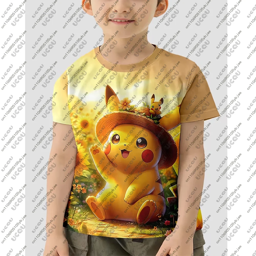 2026 regalo hombres niños camiseta sudadera camiseta para adultos Y2k vacaciones niños Casual caliente P-Pikachu fiesta deportes niños niñas Top P-Pokemon