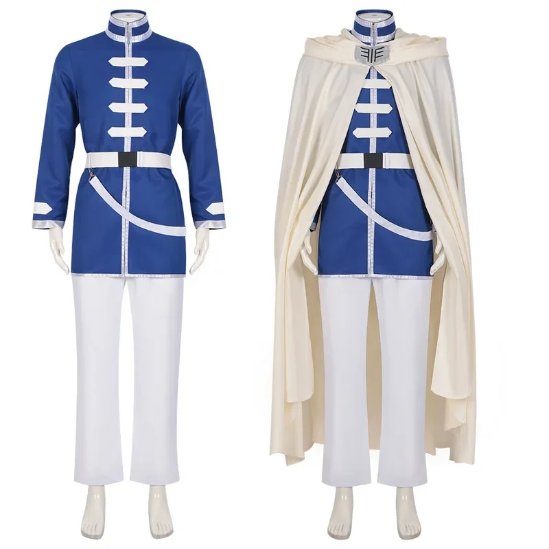 Anime Freezy At The Funeral Cosplay Costume Freezy Sky Cosplay Uniform Fancy Witch White Suit Elf Ear Wig Women