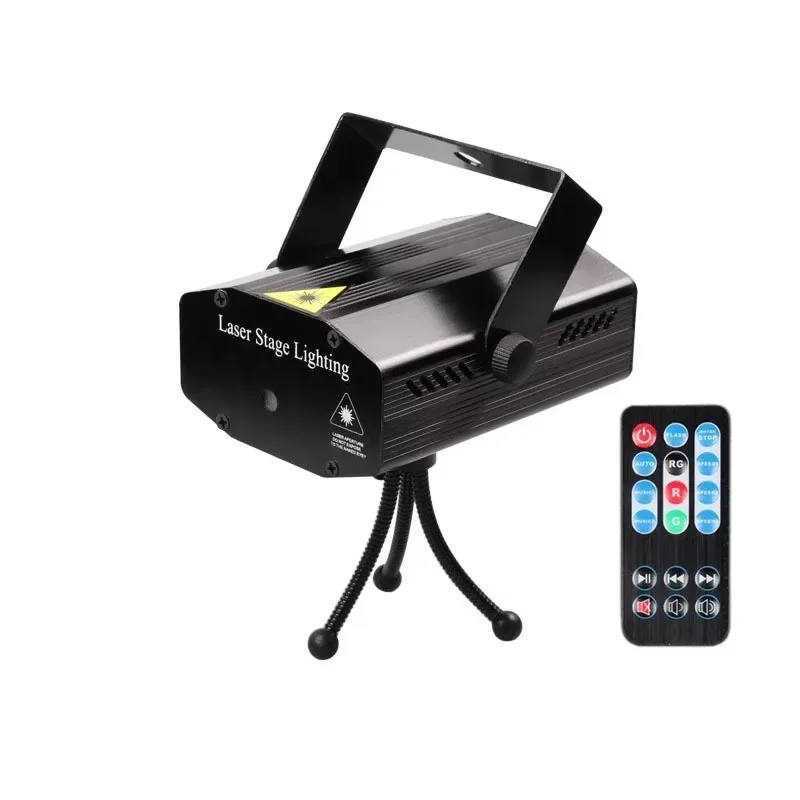 Luz LED portátil para escenario, proyector de luces para Fiesta Disco DJ KTV, lámpara láser para Navidad, proyector de Halloween, Bar de boda, Navidad