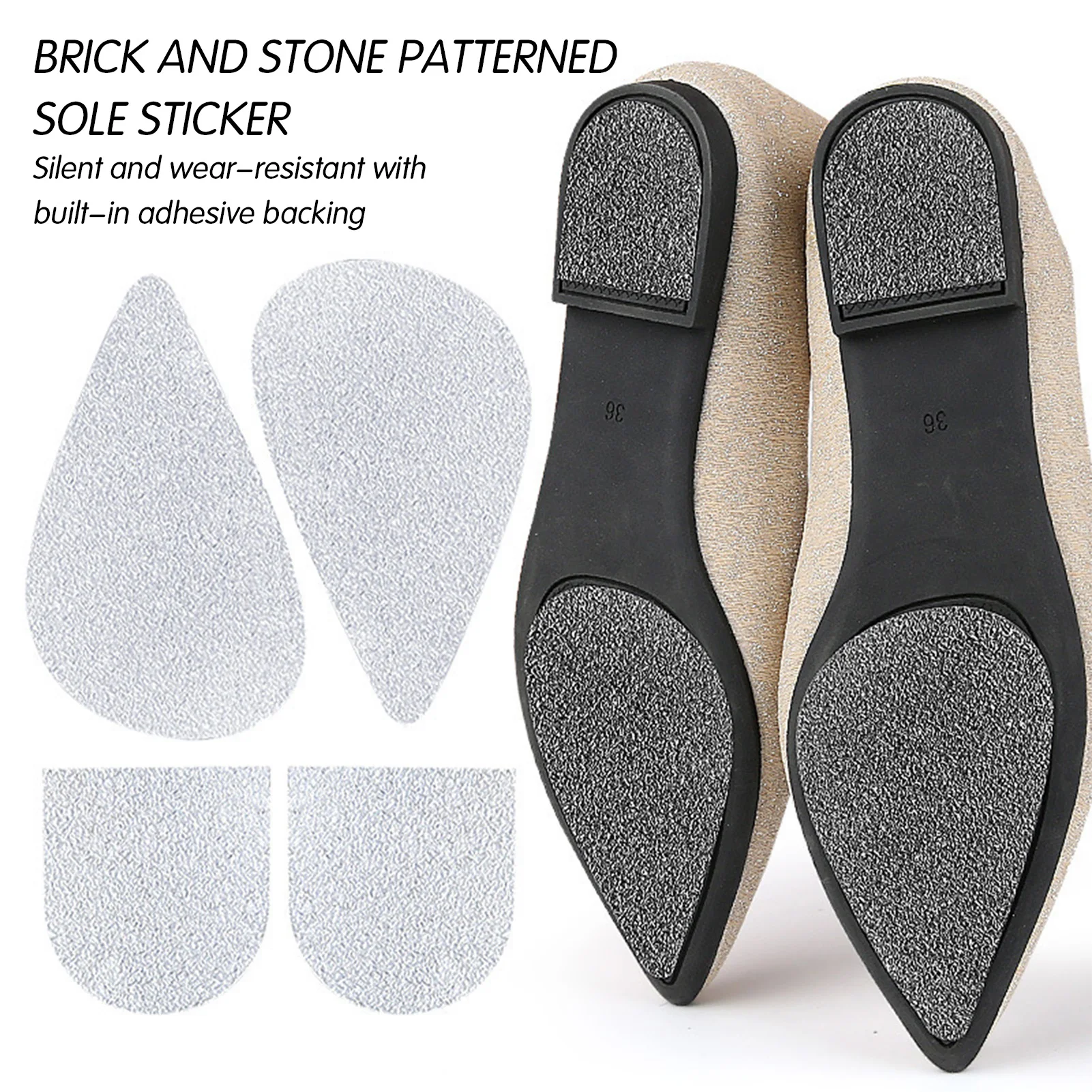 Universal Shoe Sole Protector Ultra-sticky Invisible Shoe Sole Cover Protector for Prolong High-Heels Life