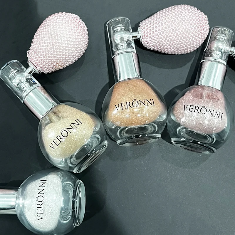 グリッターボディハイライターパウダースプレーメイクアップ、ボディと顔の毛用のシマーパウダー、パーティー、フェスティバル化粧品発光効果