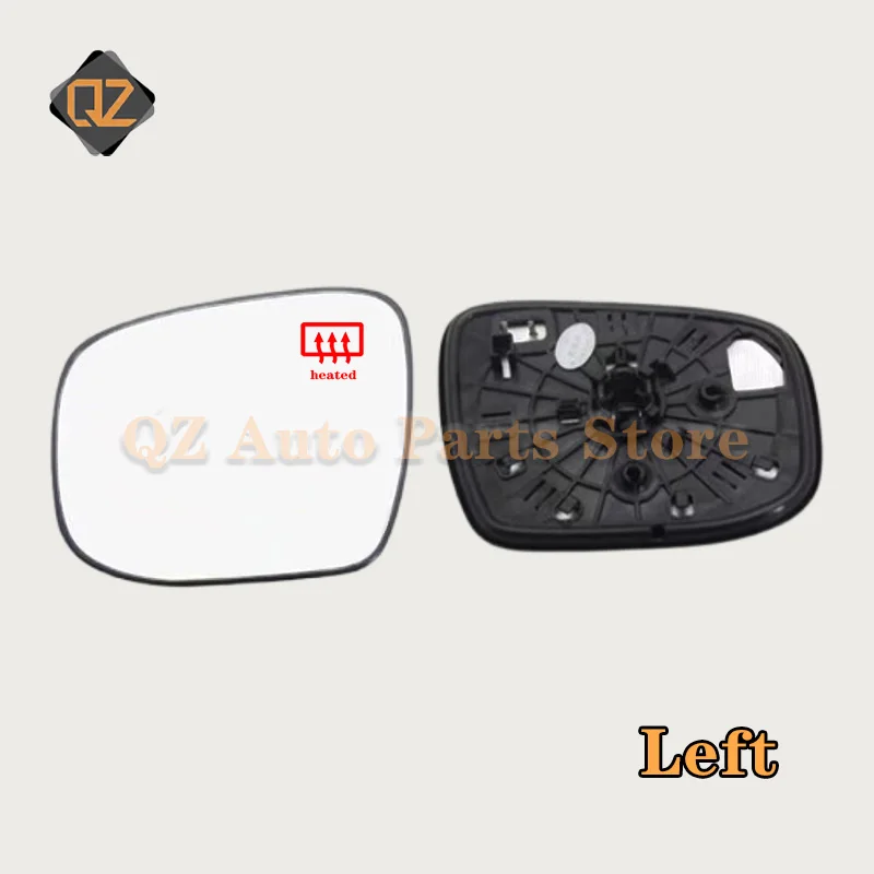 لهوندا جاز 2021-2024 اكسسوارات السيارات الباب الخارجي مرآة الرؤية الخلفية الجانبية عدسات زجاجية عاكسة مع ساخنة