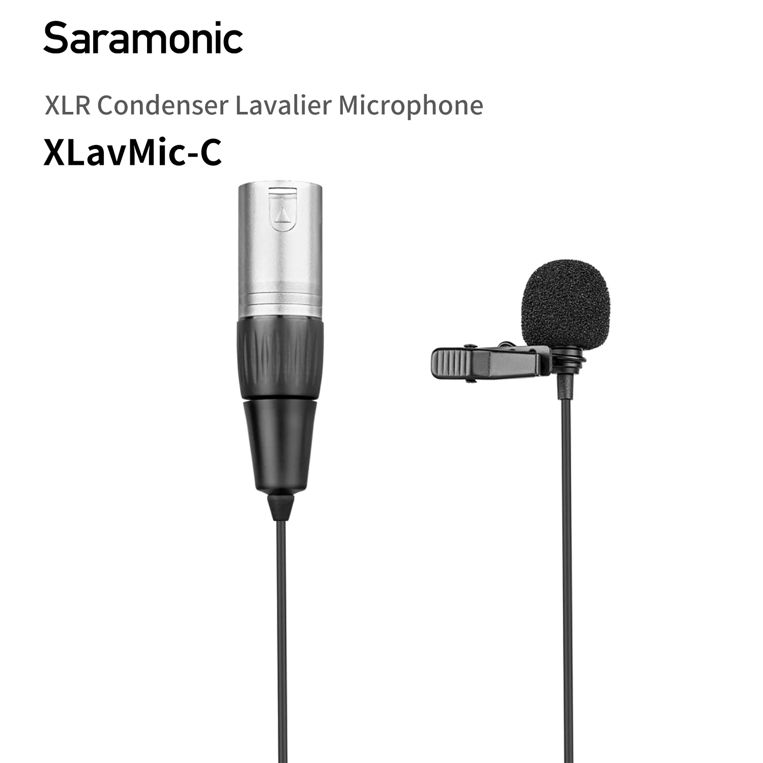 

Saramonic XLavMic-C XLR Condenser Lavalier Microphone for Instrument Vlog Broadcast Film Making Report Youtube Streaming Record