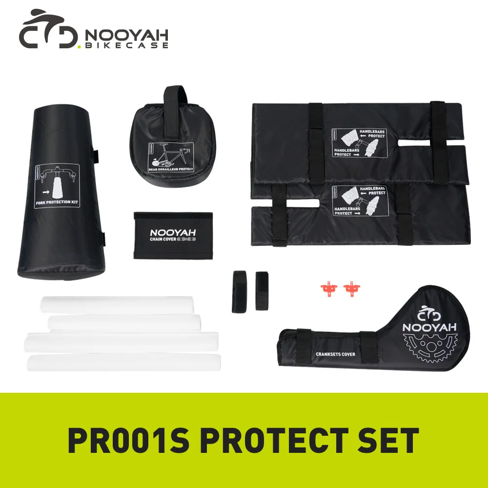 NOOYAH Bicycle Bag Protection Kits Bike Frame Protective Sets MTB Road Bike Accessories Bike Chain Crankset Fork Cover