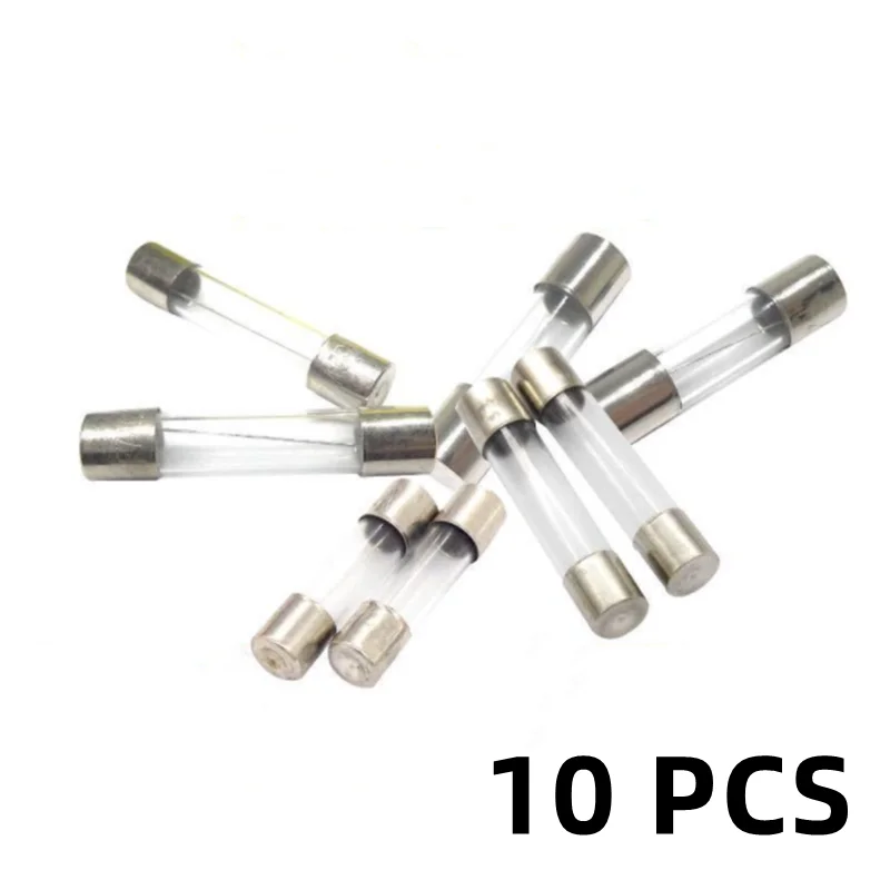 10 PCS,5*20mm6*30mm,Fast Blow Glass Fuse Tube,250V,0.1/0.2/0.3/0.5/1/2/3/4/5/6/8/10/15/20/25/30A,ElectronicComponent