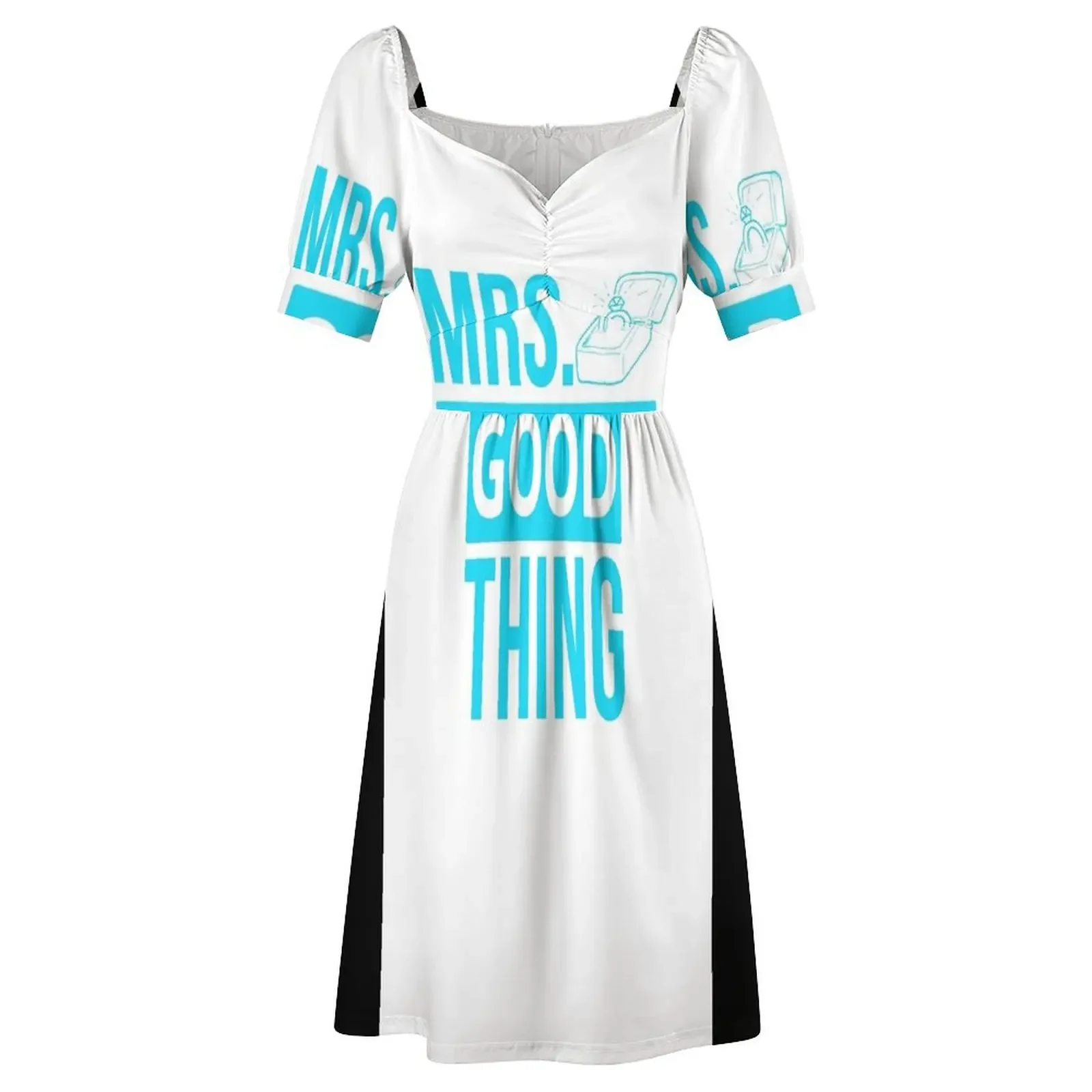 Mrs Good Thing T-Shirt – Lustiges Frauenzitat zum Valentinstag, cooles Paar, ärmelloses Kleid, Geburtstagskleid für Frauen, Strandkleid