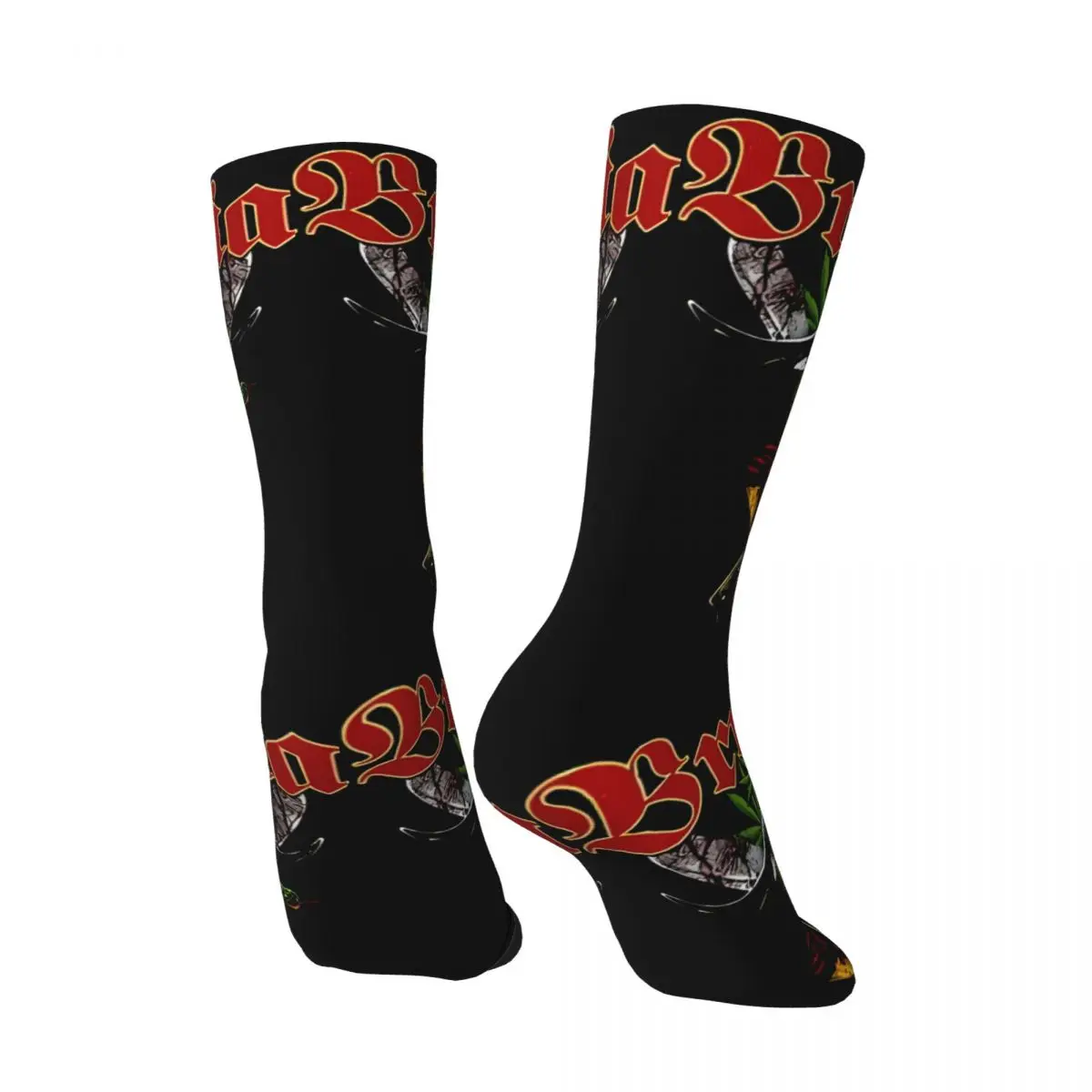 Funny Happy Men's compression Socks Fantastic Vintage Harajuku Brujeria Hip Hop Novelty Seamless Crew Crazy Sock Gift Printed