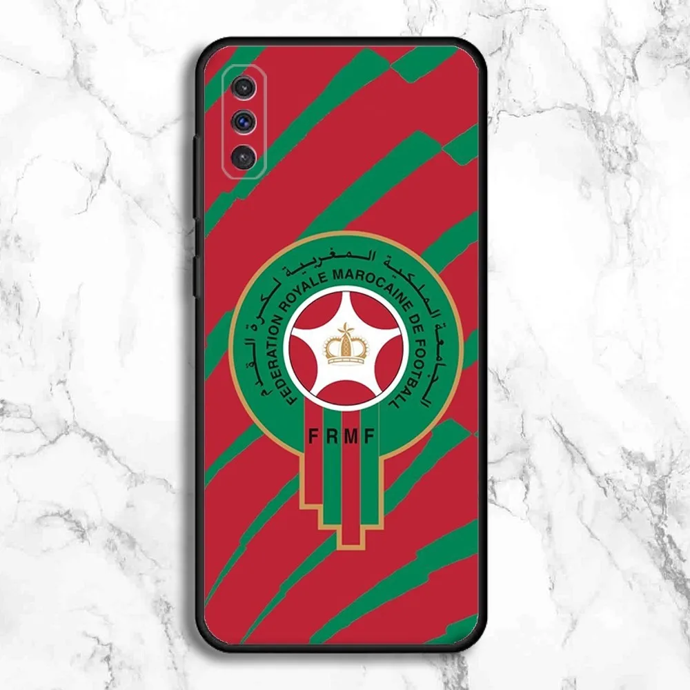 Morocco Flag Phone Case For Samsung Galaxy A13,A21s,A22,A31,A32,A52,A53,A71,A80,A91 Soft Black Phone Cover