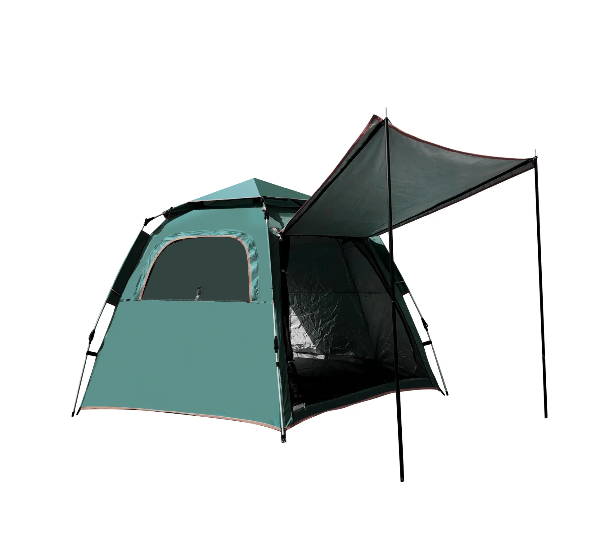 

Outdoor hexagonal automatic folding field camping equipment