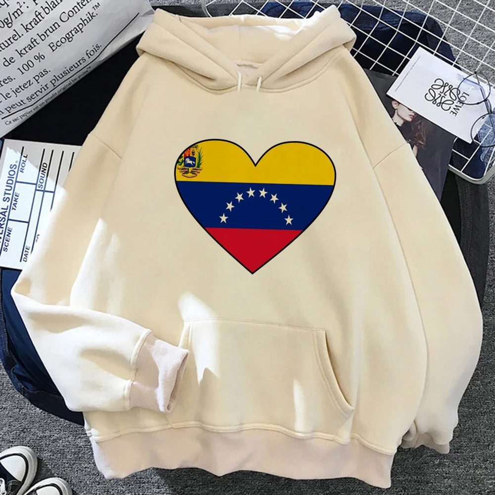 

Venezuela hoodie comic youthful trendy patterned comfortable graphic female sweatshirts pattern comfortable athleisure