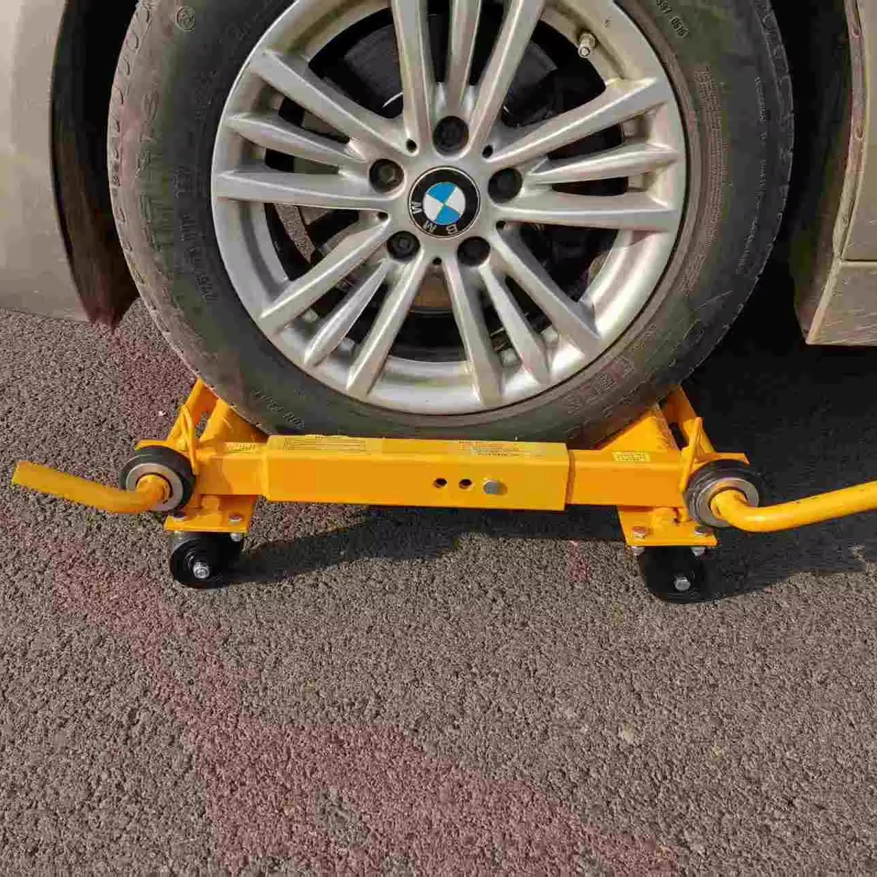 

Trailer Wheel Dolly 4 Pieces Rated Load 3 Tons With Ground Protection Wheels Mobile Cart Wheel Dolly For Car Tire