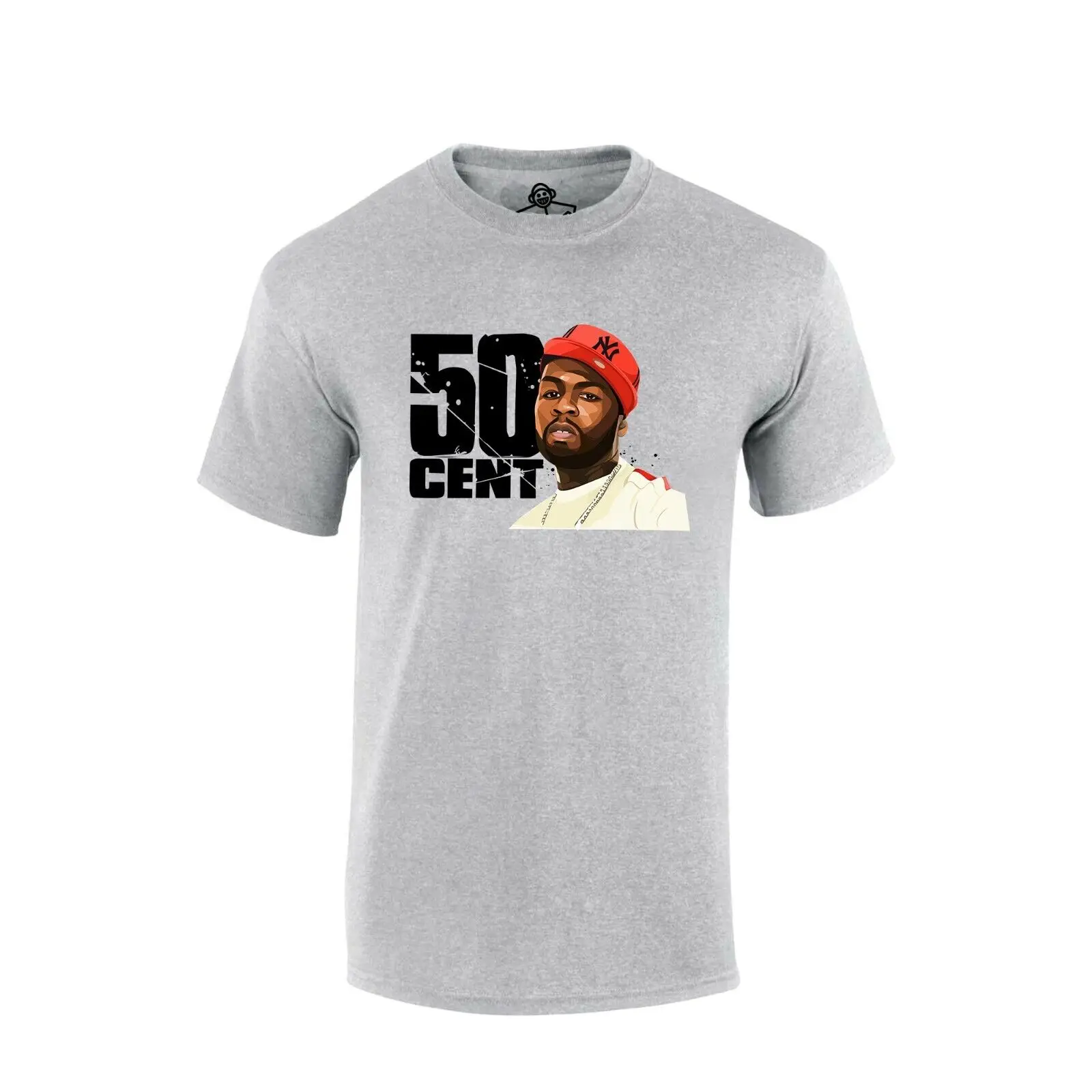 50 Cent Old School Rap Hip Hop T Shirt Get Rich or Die Tryin