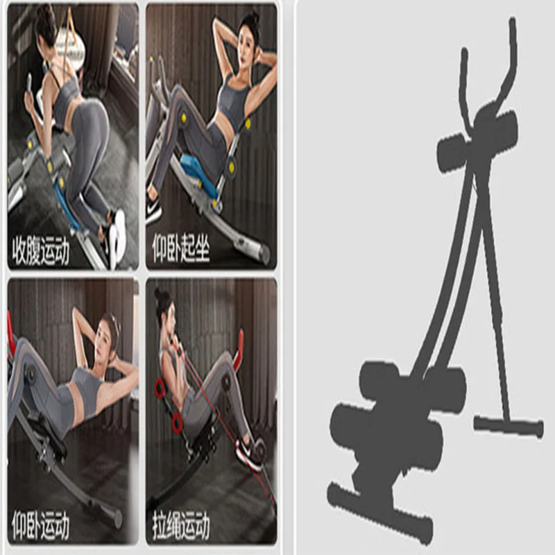 Multi functional belly foldable sit up assist home fitness equipment abdominal muscles waist machine gym