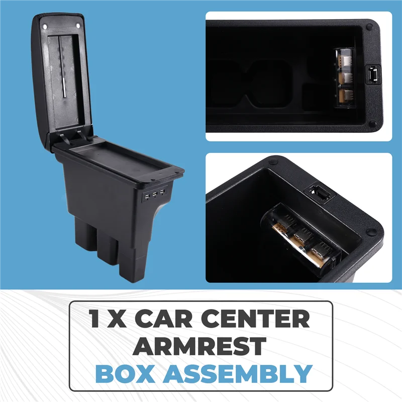 

A60E-Center Armrest Box Assembly Storage Box With USB Ports Center Armrest Box Assembly For Suzuki