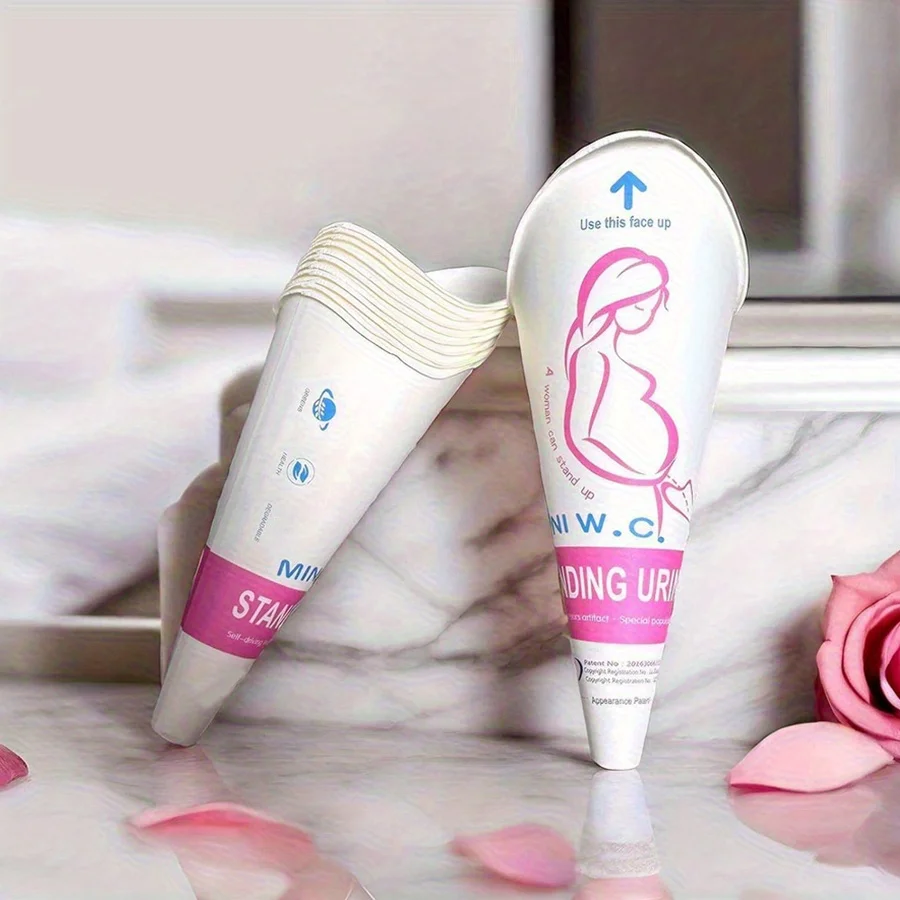 6/12/24 قطعة مبولة الإناث القابل للتصرف للنساء الدائمة المحمولة تبول قمع الحمل ودية السفر التبول للخارجية JXB #4