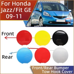 Car Front Rear Bumper Towing Hauling Hook Eye Cover Cap For Honda Fit / Jazz GE GE6 GE8 2009 2010 2011 71104TF0000 71504TF0000