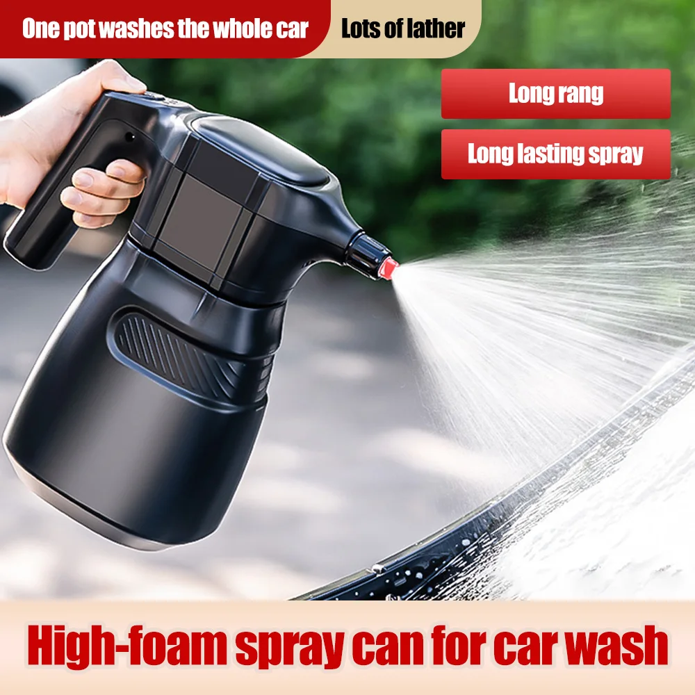 

Wireless Car Wash Foam Sprayer High Power 2L Foam Sprayer Home Watering Car Wash Electric foam pot Dropshipping