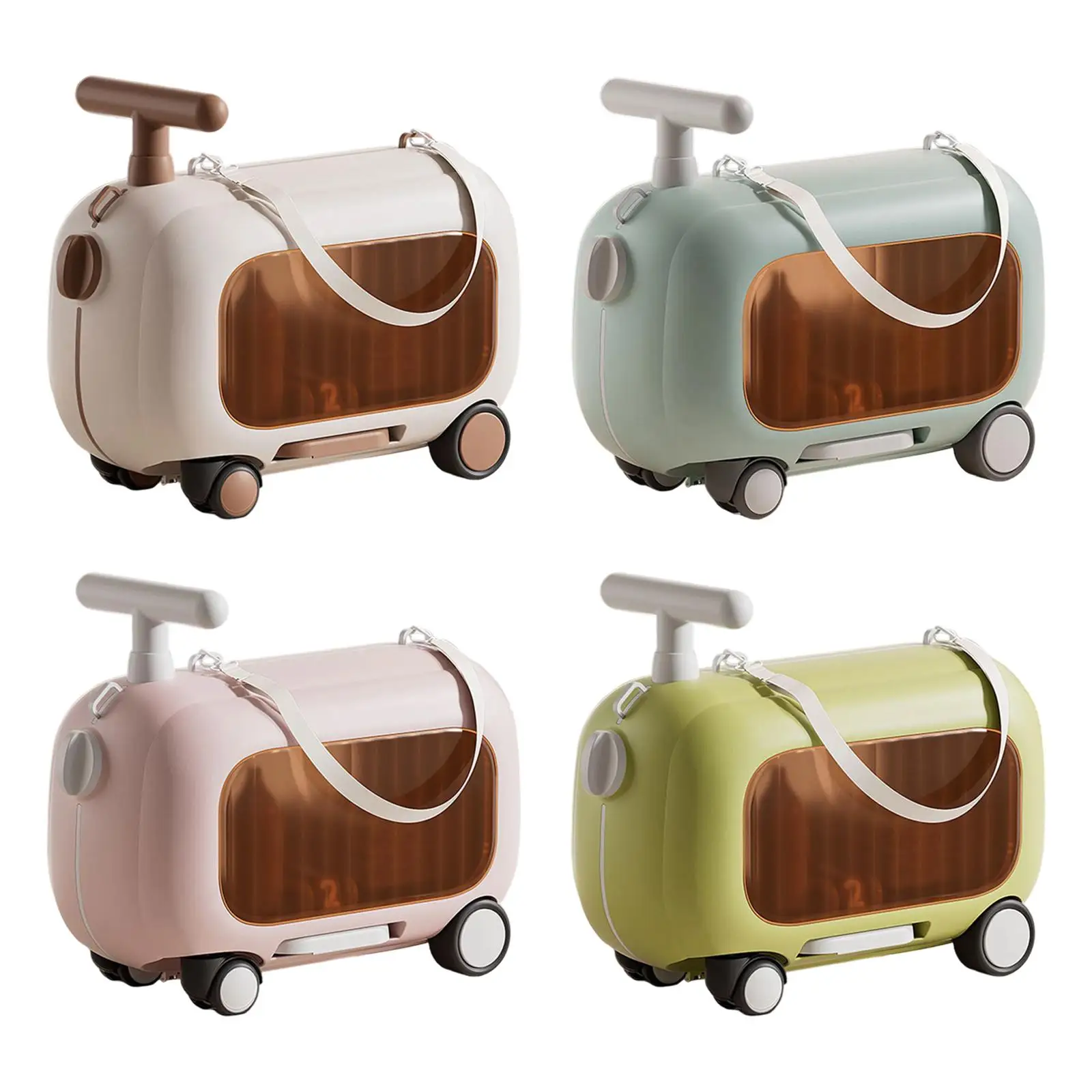 حقيبة أطفال خفيفة الوزن مع عجلات هدية أمتعة سفر مدمجة للأطفال الأولاد والبنات والأطفال #1