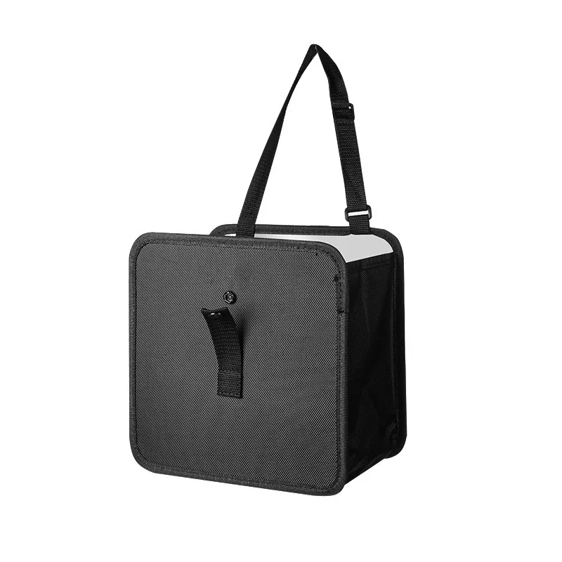 Car trash can folding portable multifunctional seat back hanging storage bag waterproof car storage bag