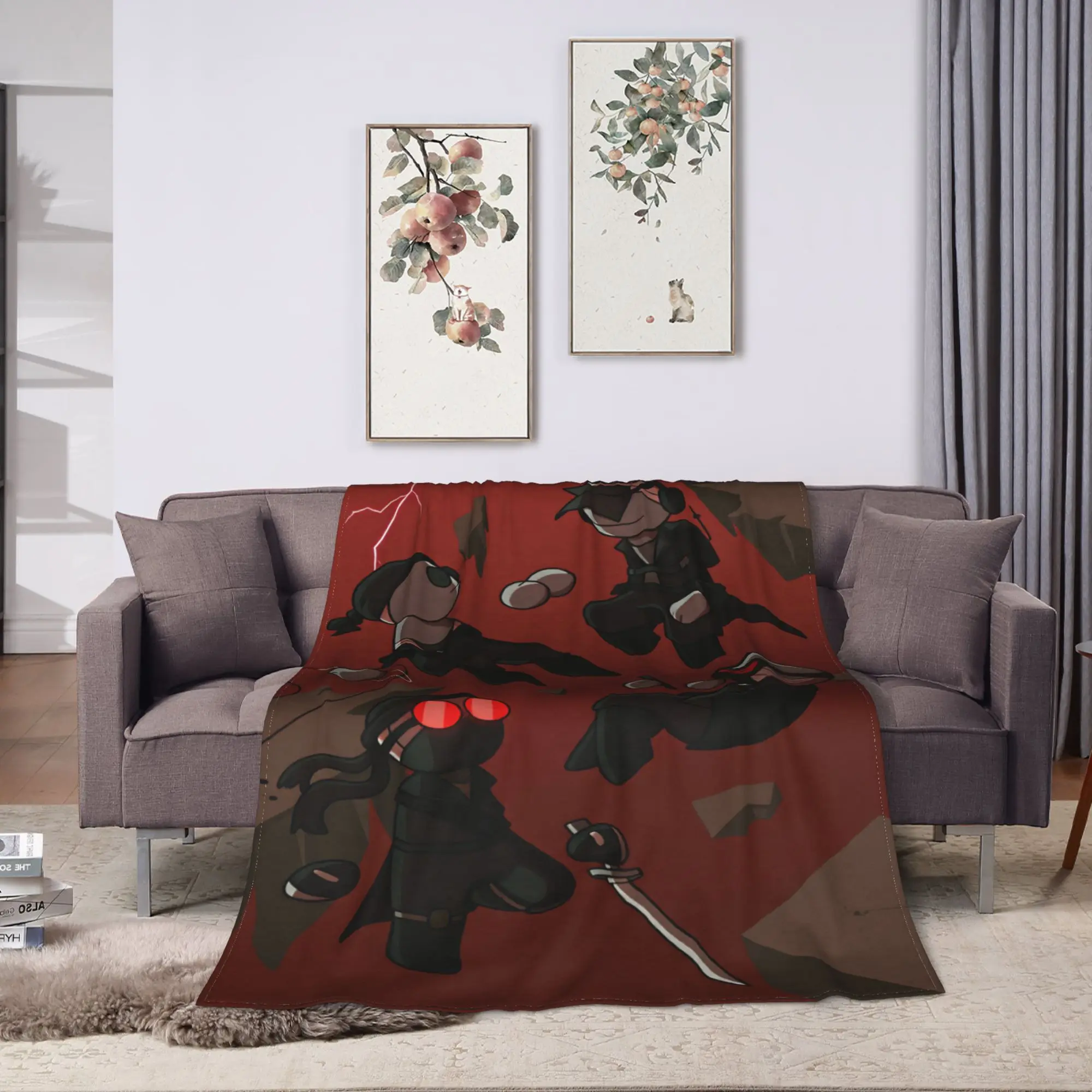 MADNESS COMBAT Warm Soft Blankets  Decorative Plush Throw Blanket Fashion Couch Chair Flannel Bedspread Sofa Bed Cover
