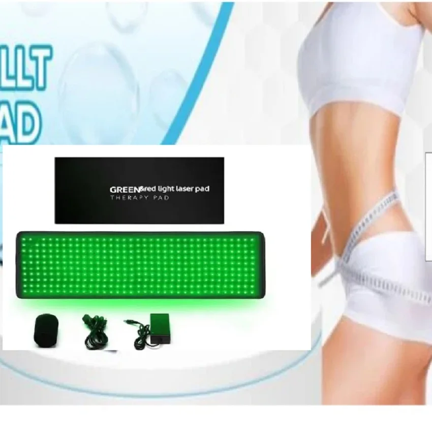 Лазерный липолизер Green&RED Lipo Laser EMS TENS Beauty Pad: уменьшение объемов тела, похудение, коррекция фигуры