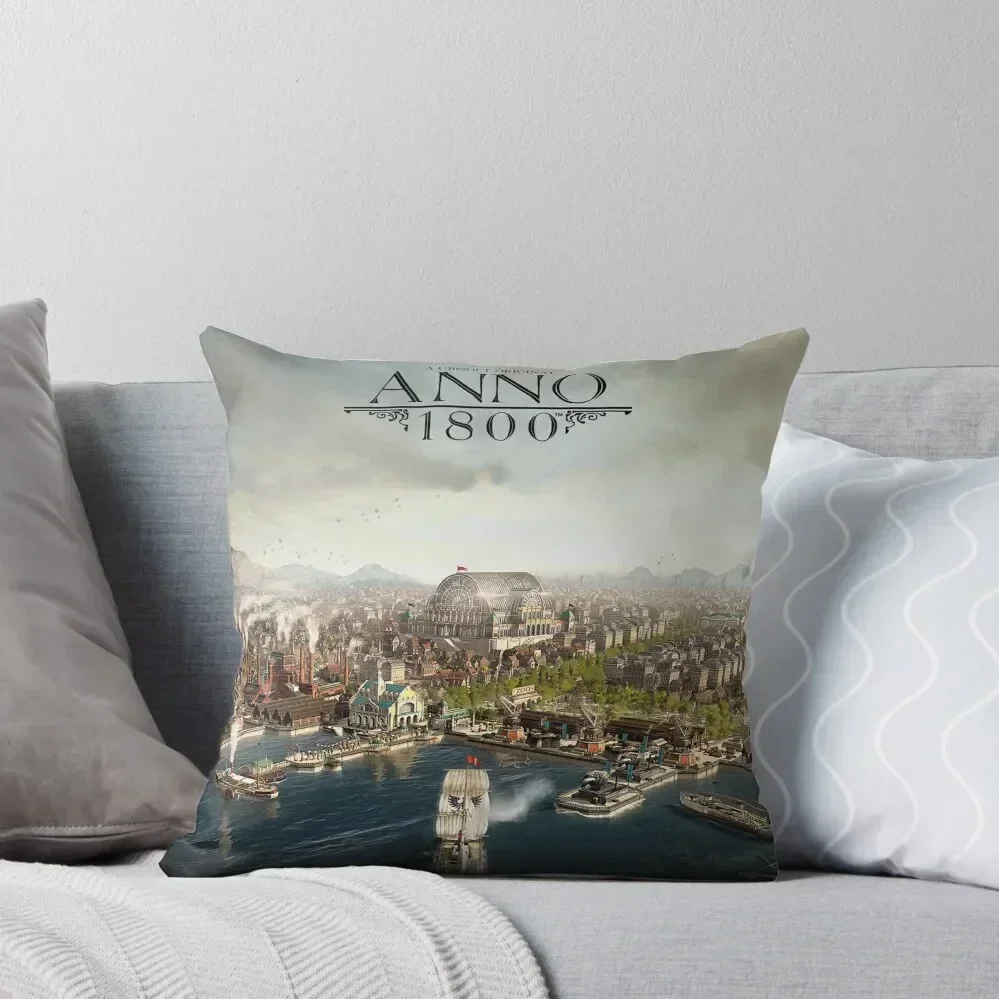 

Anno 1800 poster 2023 Throw Pillow bed pillows Decorative Cushions For Luxury Sofa pillow pillowcase Pillow Decor