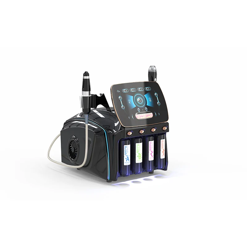 Smart Library Beauty Oxygen Jet Facial Device Machine Home Use Multifunctional Small Bubble Dermabrasion Machine