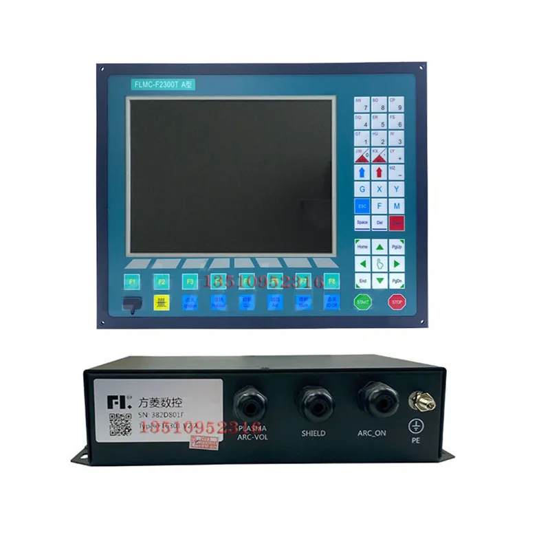 Shanghai Fangling F2300at F2300a Cnc Plasma Cutting Controller Flame Plasma Gantry Cutting Machine Operating System