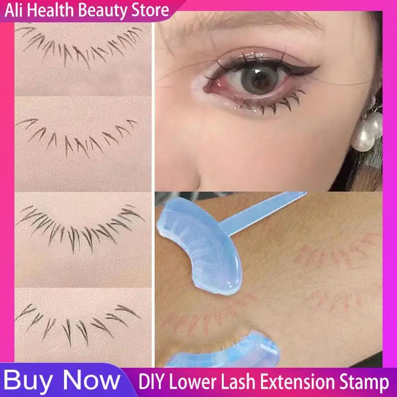 Wimperafdichting Diy Lagere Lash Extensions Stempels Siliconen Make-Up Tool Voor Beginners Handige Natuurlijke Simulatie Mascara Sticker