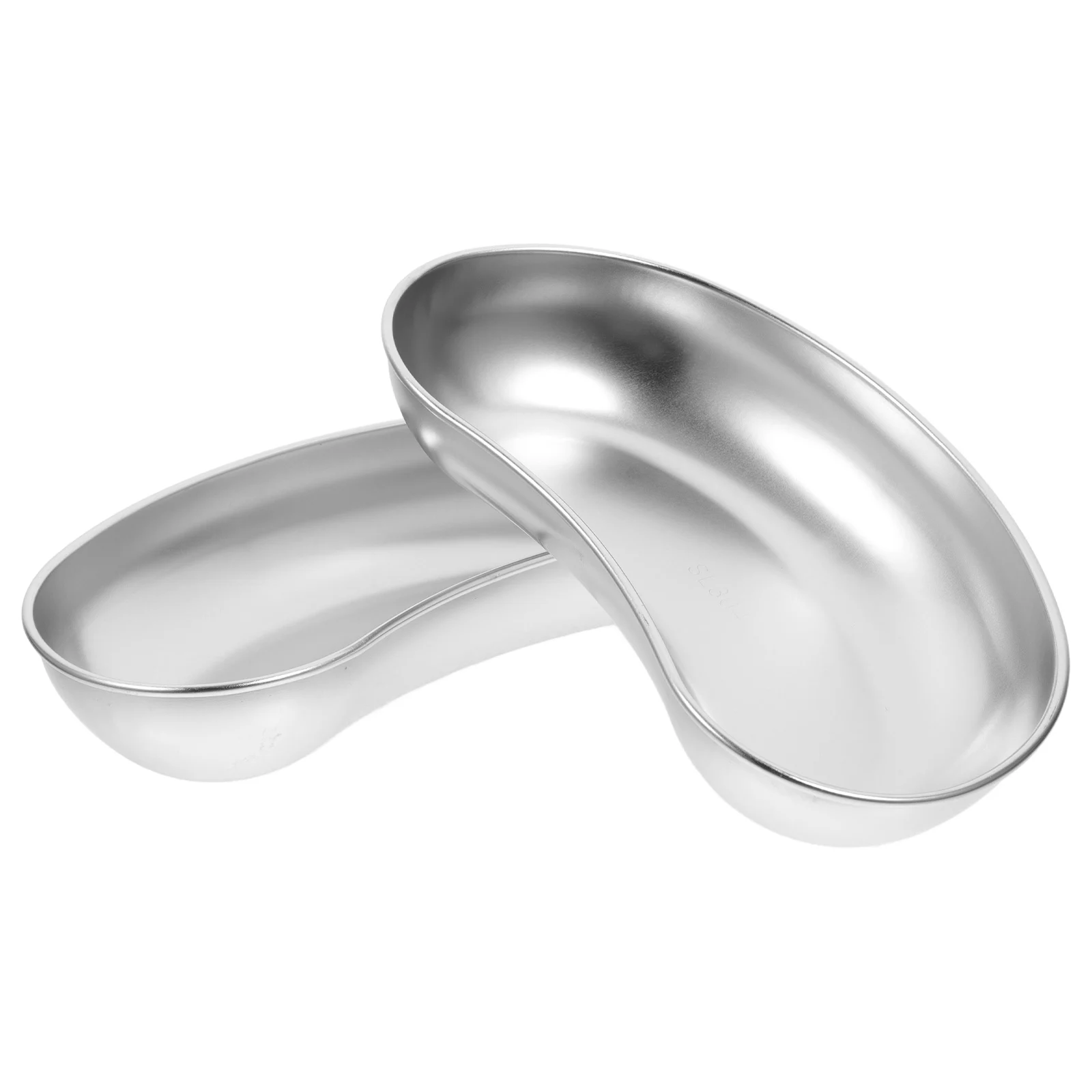 

2pcs Stainless Medical Trays Anti-Leak Seamless Surgical Tray Experiment Trays For Instruments Specimen Clinical Use