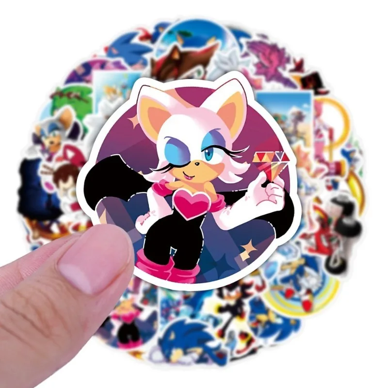 50 قطعة/الحزمة لا تكرار الظل ملصقات مقاومة للماء هدية حفلة صغيرة للأطفال لعبة ملصق