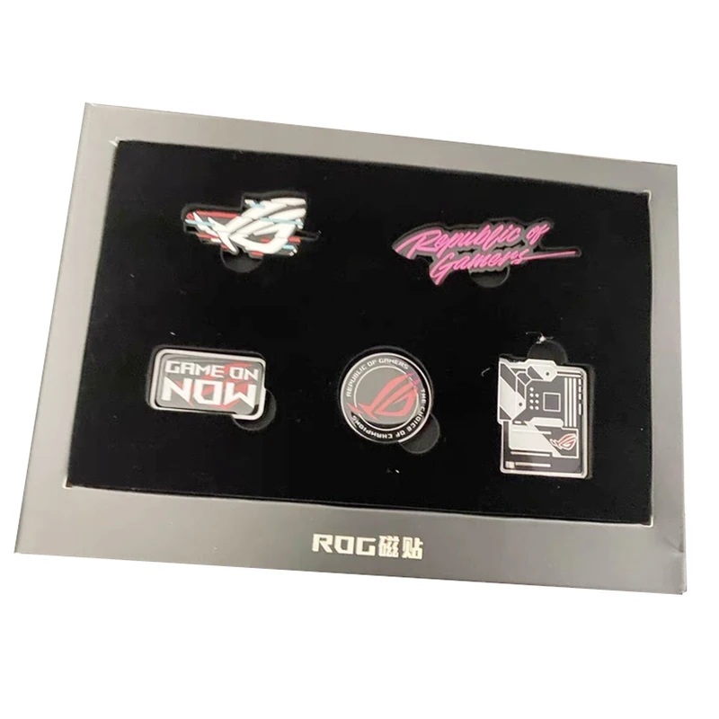 New Original Asus ROG Refrigerator Magnet Republic of Gamers Medal Magnet Gift Box Surrounding Cartoons Chassis Sticker Souvenir