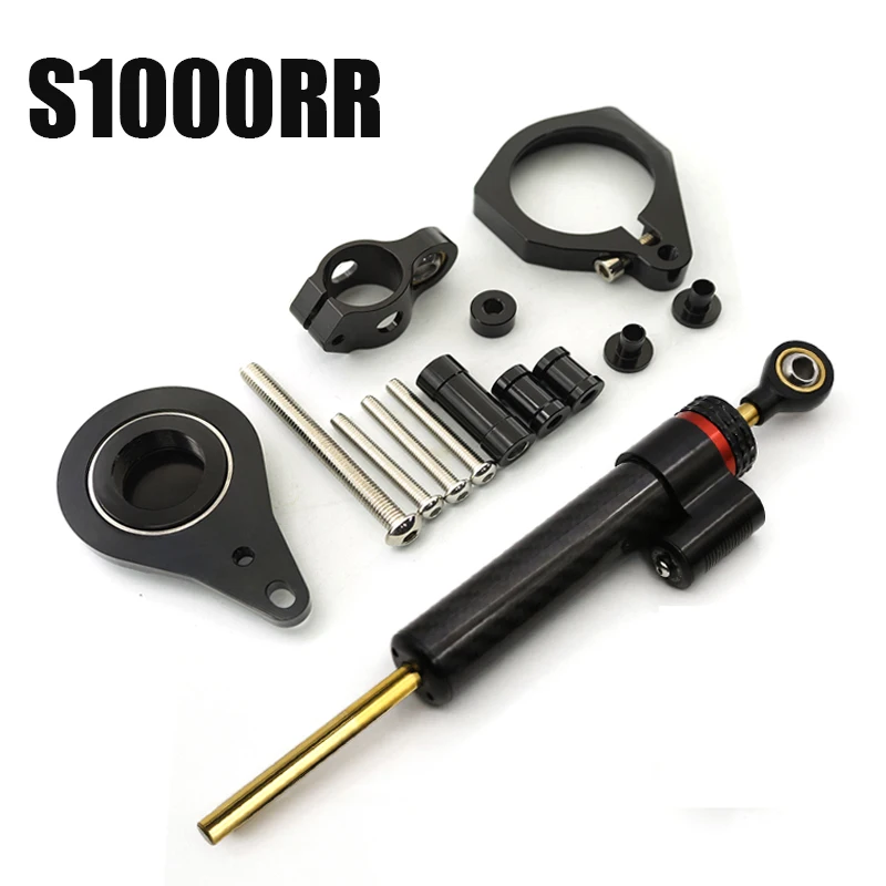 

For BMW S1000RR S 1000 RR 2010 2011 2012 2013 2014 2015 CNC Motorcycle Stabilizer Steering Damper Mounting Bracket Support Kit