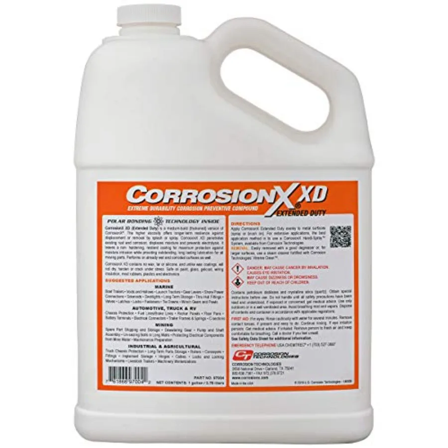 

CorrosionX XD Extended Duty 97004 1 Gallon Medium Thickness Lubricant and Corrosion Preventive Industrial Strength Extended Res