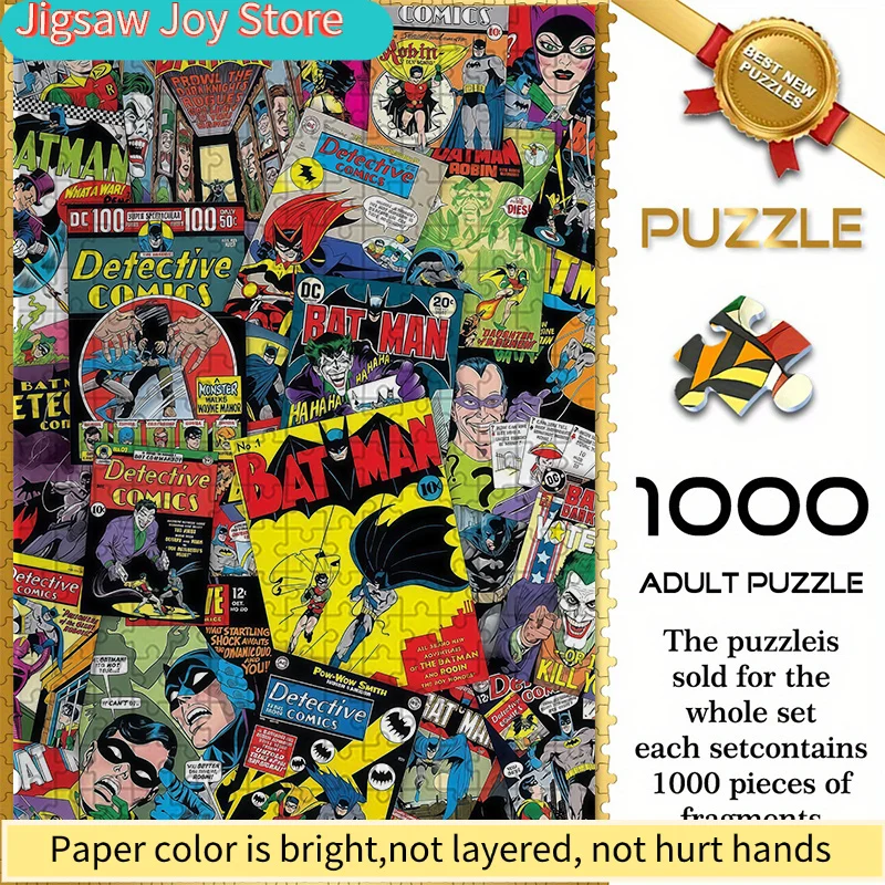 

Warner Bros. Seamless Jigsaw Puzzle Z9.23-72, Comic Collection, Durable Thickened DIY Puzzle, Adult Brain Teaser Game, Suitabl