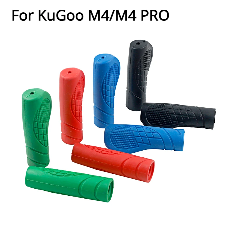 For KuGoo M4/M4 PRO Different Colors Electric Scooter Handlebar Grip Fixed Gear Anti-Skid Rubber Skateboard Replace Accessory