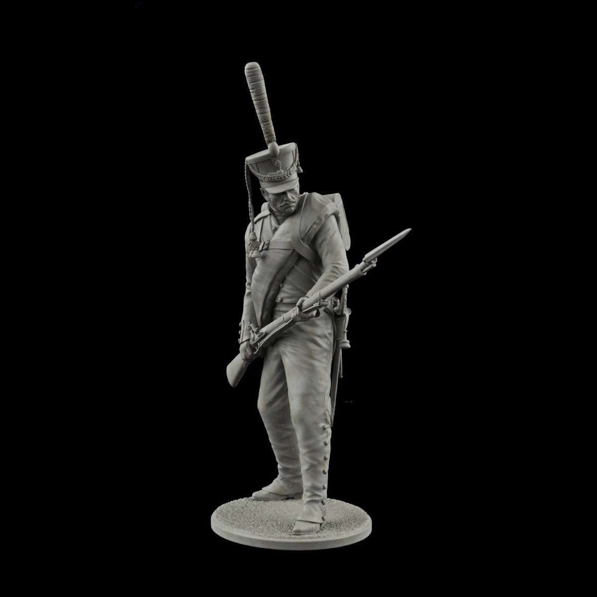 54MM resin figure unpainted model kit, Grenadier Regiment Private Russian 1812, unassembled and unpainted GK,