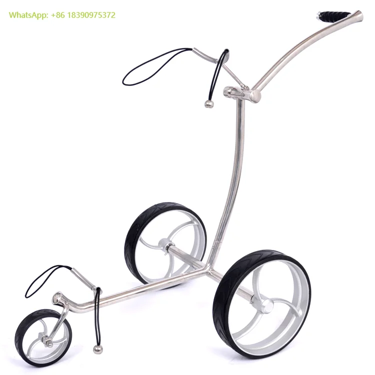 

2022 Stainless Steel Electric Golf Cart Folding Golf Trolley