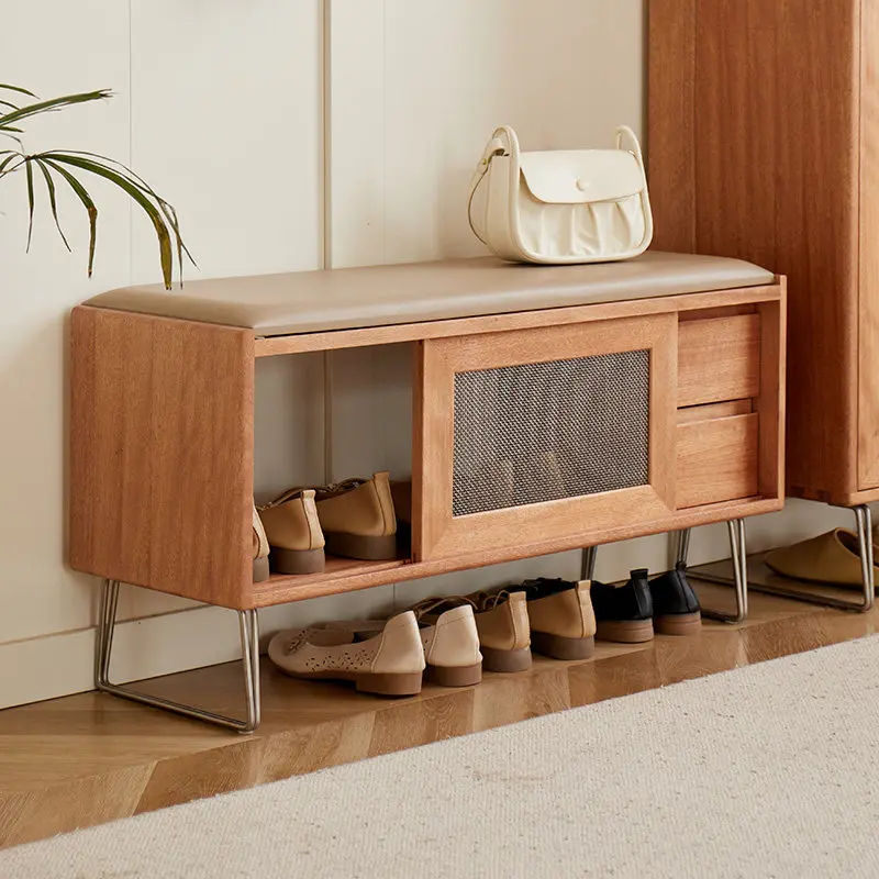 Shoe change stool at the entrance of the household entrance cabinet integrated can sit stool enter the door shoe stool