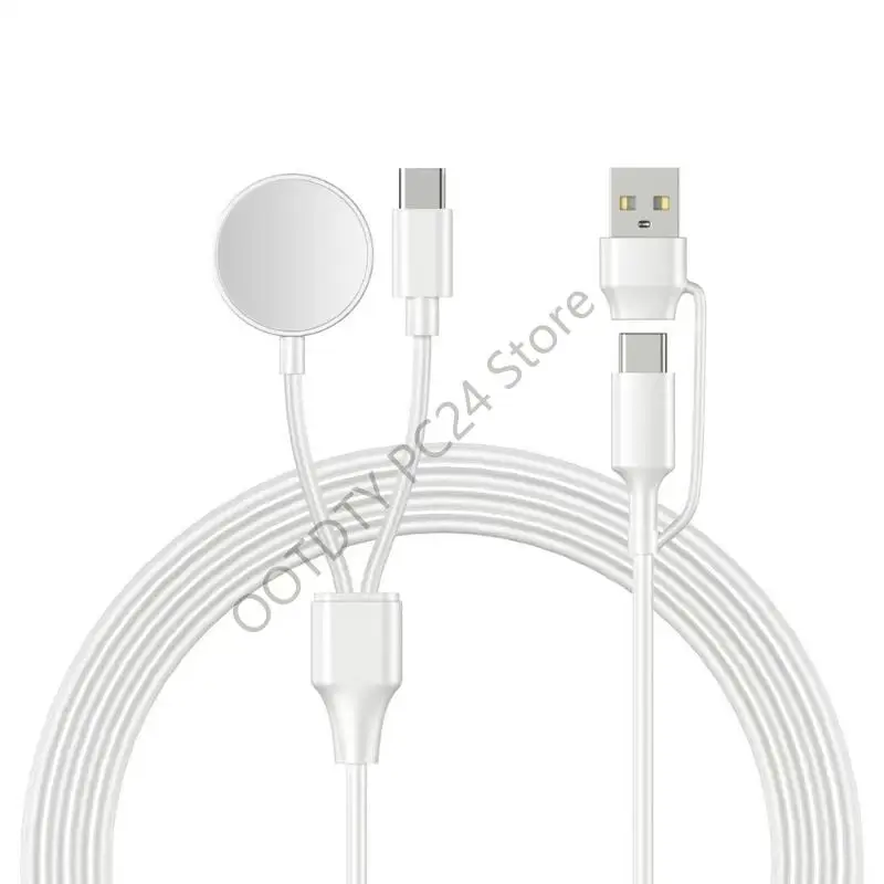 H7BA 2 in 1 Watch Charging Cable Charging Cable Convenient & Secure Charging Solution Lightweight for Watch 6/5